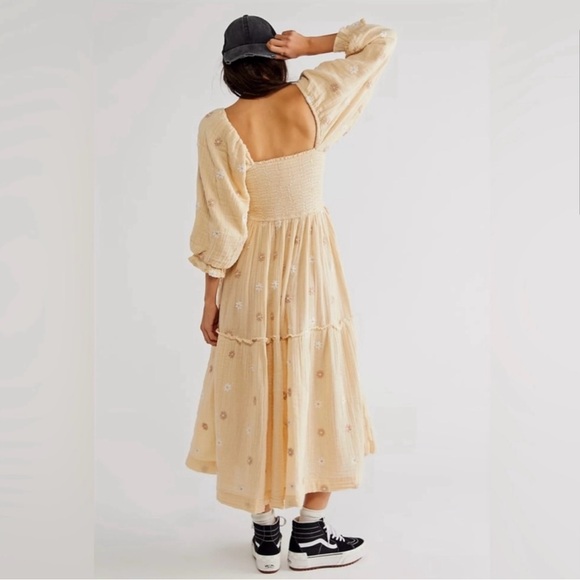 Free People Dahlia Embroidered Maxi Dress - Picture 3 of 7